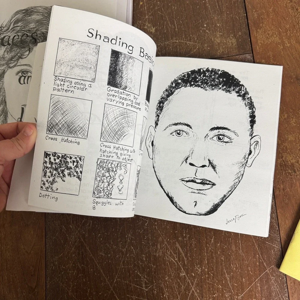 Faces and Features Book 1 Binder Booklets Law Enforcement Art Jesse‎ Rouse
